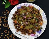 A picture of step 3 of Brown (Chana Chaat).