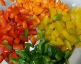 A picture of step 1 of Green peas spicy chaat.