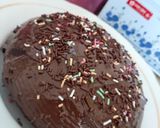 Foto langkah ke 6 dari resep Brownis chocolatos kukus anti gagal (no mixer & takaran sendok).
