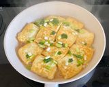 Hình bước làm 2 của món Đậu phụ tẩm hành