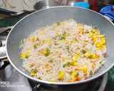 A picture of step 5 of Mexican Rice.