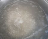 A picture of step 1 of Mama's arroz con leche. Rice pudding.