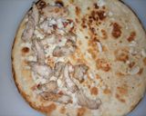 A picture of step 4 of Crispy Cubano Flatbread Sandwich.