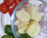 A picture of step 1 of Tandoori Aloo Tikka.