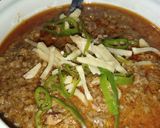 A picture of step 5 of Mother's special Qeema.