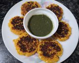 A picture of step 6 of Paneer coconut tikki.