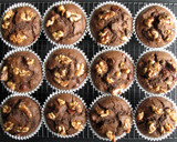 A picture of step 6 of Silken Tofu Cocoa Muffins (Dairy Free).