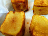 Tortilla de patata cubica
