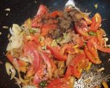 A picture of step 4 of Manipuri keli chana.