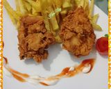 A picture of step 4 of #chicken #Broast !! #RamadanKiTayari.
