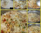 A picture of step 2 of Vegetable Egg Fried Rice #CookpadApp.