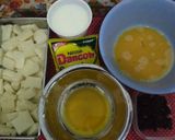 Foto langkah ke 1 dari resep Steamed Bread Pudding (Puding Roti Tawar Kukus).