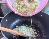 Foto del paso 3 de la receta: Arroz chaufa con jamón