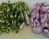 Foto langkah ke 1 dari resep Ikan Asin Tamban Tumis Cabe Ijo.