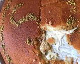 A picture of step 4 of Knafeh with Cheese.