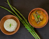 A picture of step 5 of Udipi style Sambhar.