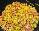 Une image de l'étape 3 de Rougail saucisses.
