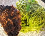 Foto del paso 8 de la receta: Tallarines Verdes con Pollo o Hígado de Res a lo Carmelita