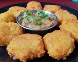 A picture of step 2 of Leftover Rice cutlet.