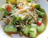 Foto langkah ke 9 dari resep 🥒Tumis Gambas Tauge🥒.