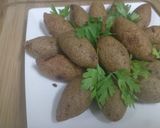 A picture of step 8 of Fried Kibbeh.