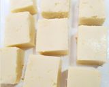A picture of step 3 of Fried Milk Infused with Mandarin.