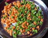 सब्जियों से बना सूजी ढोकला रेसिपी चरण 2 फोटो