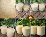 A picture of step 1 of Orange Banana Shake.