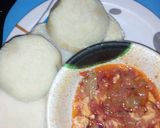 A picture of step 5 of White yam and tomatoes stew.