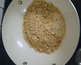 A picture of step 2 of Walnut halwa.