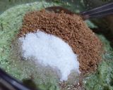 A picture of step 2 of Anar dana chutney.
