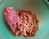 Foto del paso 1 de la receta: Bisteces de carne Molida y soya