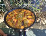 Foto del paso 11 de la receta Paella de pollo con verduras