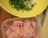 Sonkás-spenótos-krumplis tojáslepény recept fázis 2 fotója