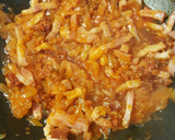 Foto del paso 3 de la receta: Pimiento rojo relleno con chorizo y beicon