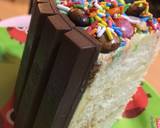 Kitkat/M&M Vanilla Birthday Cake 6 recipe step 9 photo