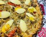 Foto del paso 5 de la receta: TARTA DE ATÚN DESMENUZADO Y CABALLA 🥧🐠🐟🧅🫑🥚🥧🐟🐠