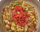 A picture of step 3 of Chicken picada.