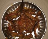 A picture of step 5 of Tomato tudi fish fry.