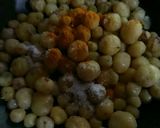 A picture of step 3 of Baby Potato Curry with Green Peas.