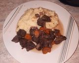Une image de l'étape 2 de Bœuf bourguignon au cookeo + et sa purée maison.