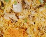 A picture of step 5 of Chicken Achari biryani.