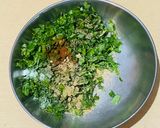 A picture of step 2 of Methi paratha.