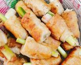 Hình bước làm 2 của món Đuôi heo xào khóm (món chay)
