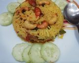 A picture of step 8 of Shahi Navratan Pulao.
