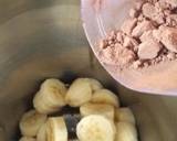 Banana chocolate smoothie recipe step 1 photo