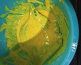 A picture of step 2 of Palak Pakoda Chaat.