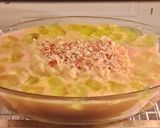 A picture of step 6 of Rabri trifle.
