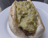 Foto del paso 9 de la receta: Perrito caliente🌭con aguacate🥑🧀y salsa tártara🥯