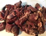 A picture of step 1 of Venison Stew with Carrots (Marinated in Wine, Armagnac, and Herbs).
